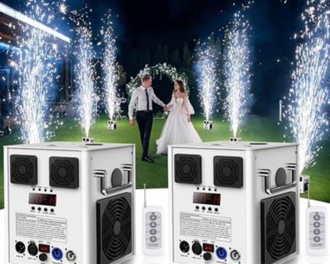 Machine à étincelles froides pour ouverture de bal et événements
